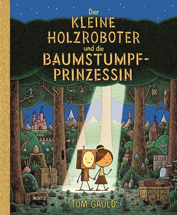 Bild vom Artikel Der kleine Holzroboter und die Baumstumpfprinzessin vom Autor Tom Gauld