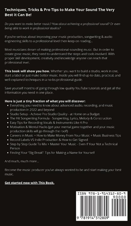 Produktbild: Music Production, Songwriting & Audio Engineering, 2022+ Edition