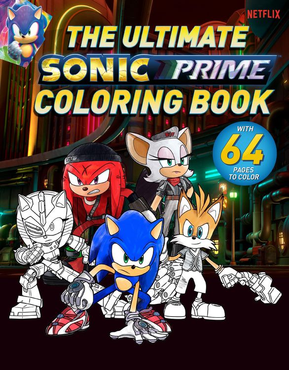 Produktbild: The Ultimate Sonic Prime Coloring Book