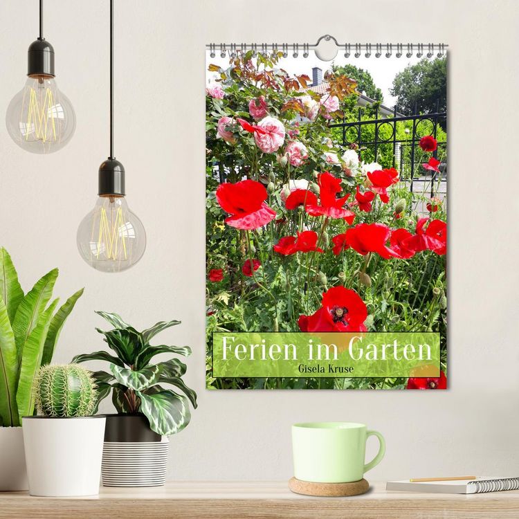 Produktbild: Ferien im Garten (Wandkalender 2026 DIN A4 hoch), CALVENDO Monatskalender