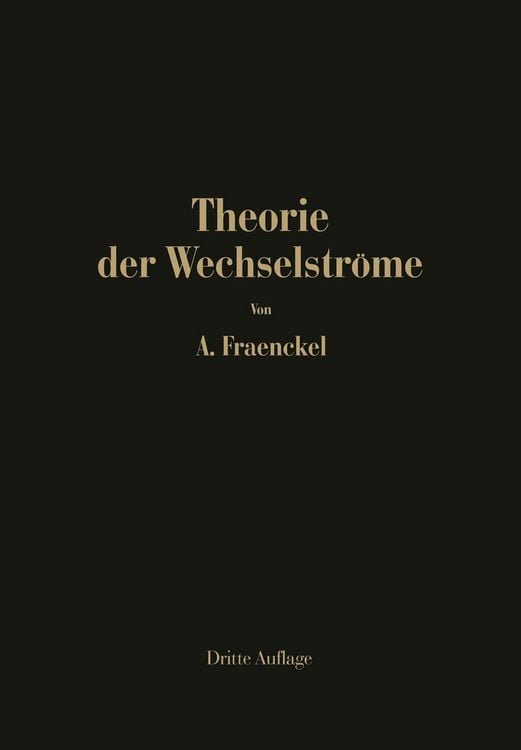 Produktbild: Theorie der Wechselstr&ouml;me
