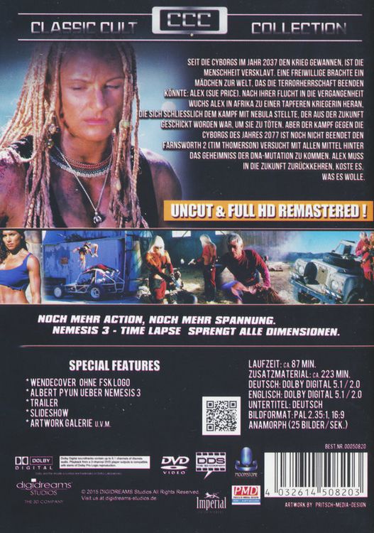 Produktbild: Nemesis 3 - Die Entscheidung - Uncut/Classic Cult Collection