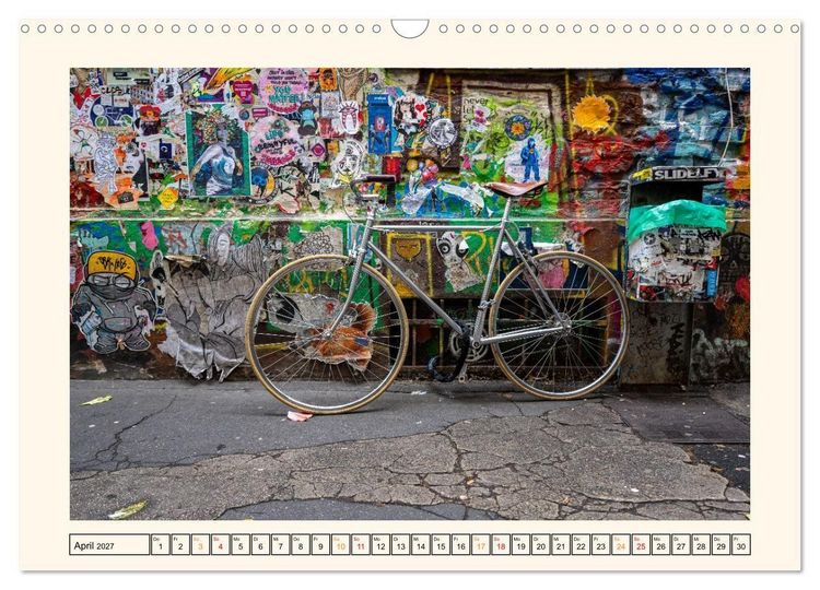 Produktbild: Fahrr&auml;der im Stadtbild (Wandkalender 2027 DIN A3 quer), CALVENDO Monatskalender