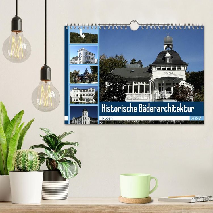Produktbild: Historische B&auml;derarchitektur R&uuml;gen (Wandkalender 2027 DIN A4 quer), CALVENDO Monatskalender