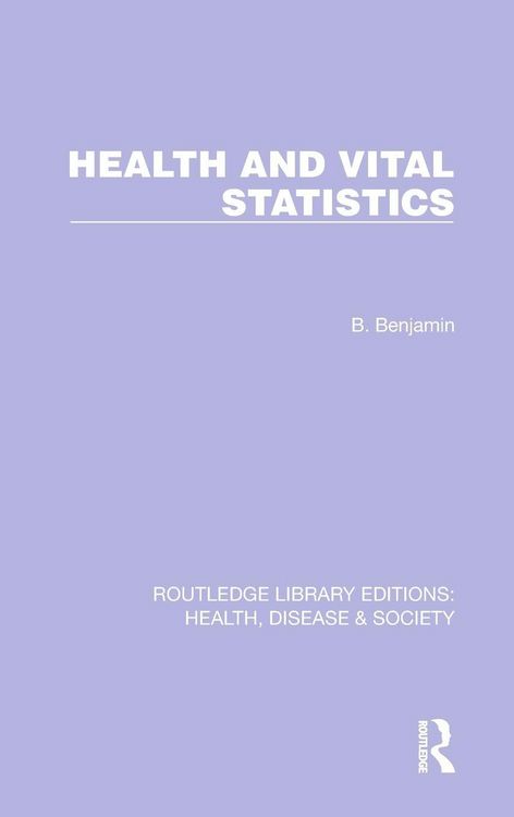 Produktbild: Health and Vital Statistics