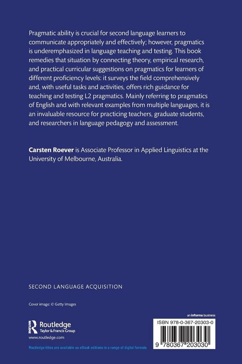 Produktbild: Teaching and Testing Second Language Pragmatics and Interaction