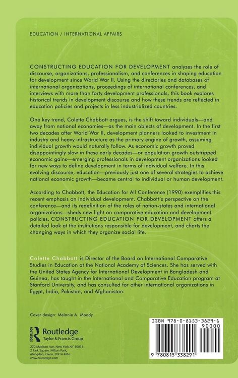 Produktbild: Constructing Education for Development