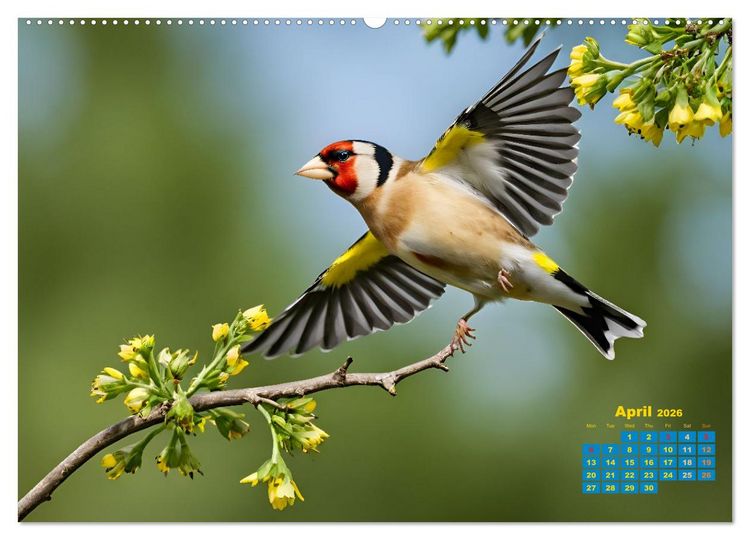 Produktbild: Singers from our regions - Our intimate nature (Wall Calendar 2026 DIN A2 landscape), CALVENDO 12 Month Wall Calendar