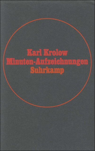 Produktbild: Minuten-Aufzeichnungen