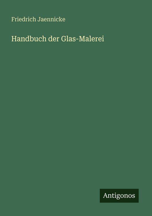 Produktbild: Handbuch der Glas-Malerei