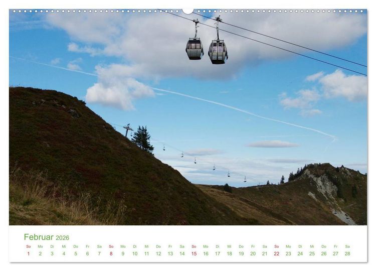 Produktbild: Bergwelt in &Ouml;sterreich (Wandkalender 2026 DIN A2 quer), CALVENDO Monatskalender