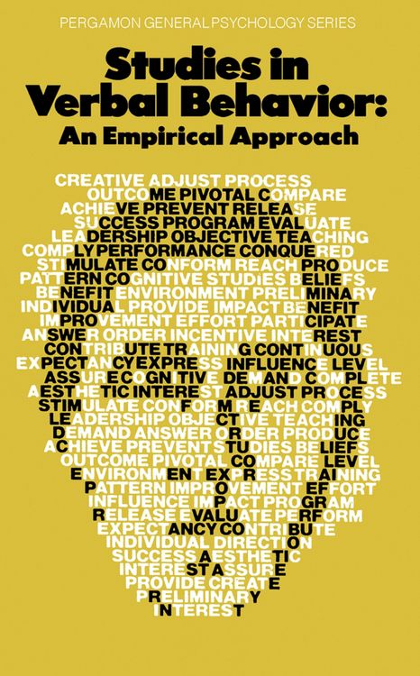 Produktbild: Studies in Verbal Behavior