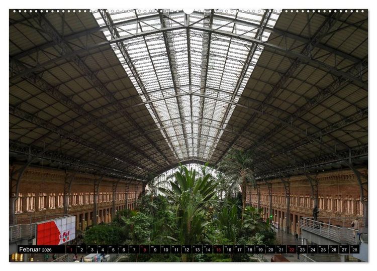 Produktbild: Metropole Madrid (hochwertiger Premium Wandkalender 2026 DIN A2 quer), Kunstdruck in Hochglanz
