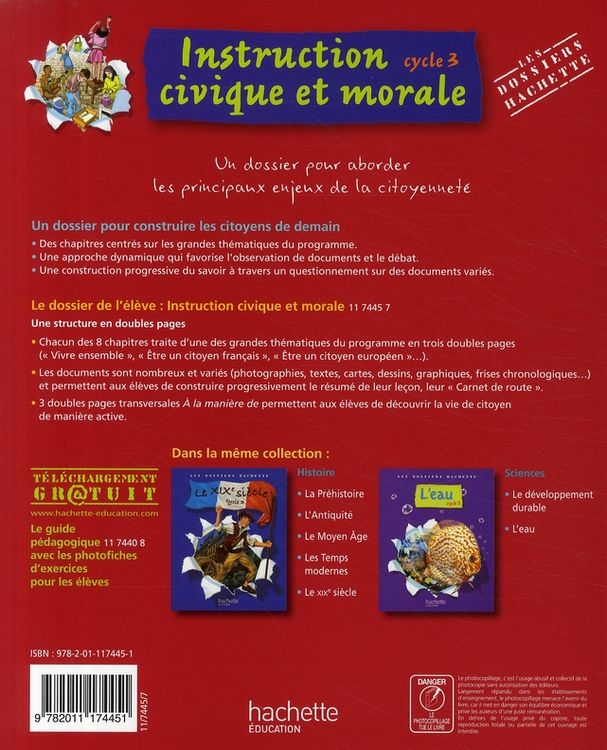 Produktbild: Les Dossiers Hachette; Instruction Civique et Morale; Cycle 3;