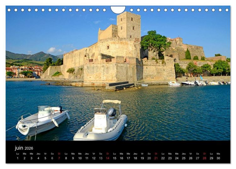 Produktbild: Le port de Collioure (Calendrier mural 2026 DIN A4 vertical), CALVENDO calendrier mensuel