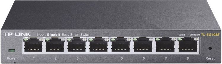 Produktbild: TP-LINK TL-SG108E TL-SG108E Netzwerk Switch 8 Port 1 GBit/s