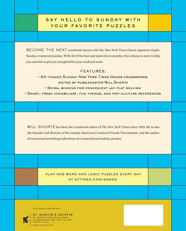 Produktbild: New York Times Games Sunday Crosswords Volume 3