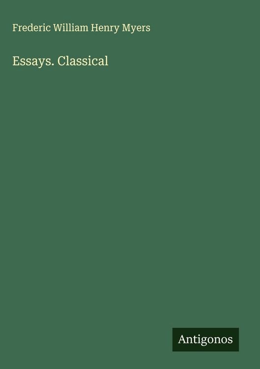 Produktbild: Essays. Classical