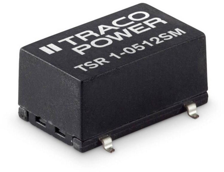 Produktbild: TracoPower TSR 1-0512SM DC/DC-Wandler, SMD 5 V/DC 12 V/DC 1 A Anzahl Ausg&auml;nge: 1 x Inhalt 1 St.