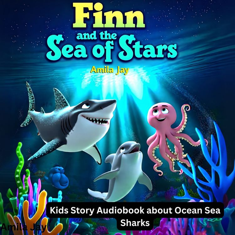 Produktbild: Finn and the Sea of Stars - Kids Story Audiobook about Ocean Sea Sharks