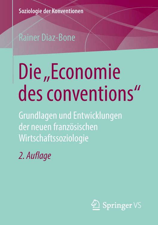 Produktbild: Die "Economie des conventions"