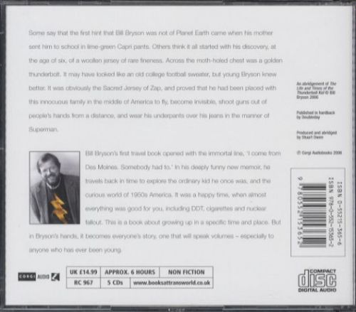 Produktbild: Bryson, B: The Life And Times Of The Thunderbolt Kid