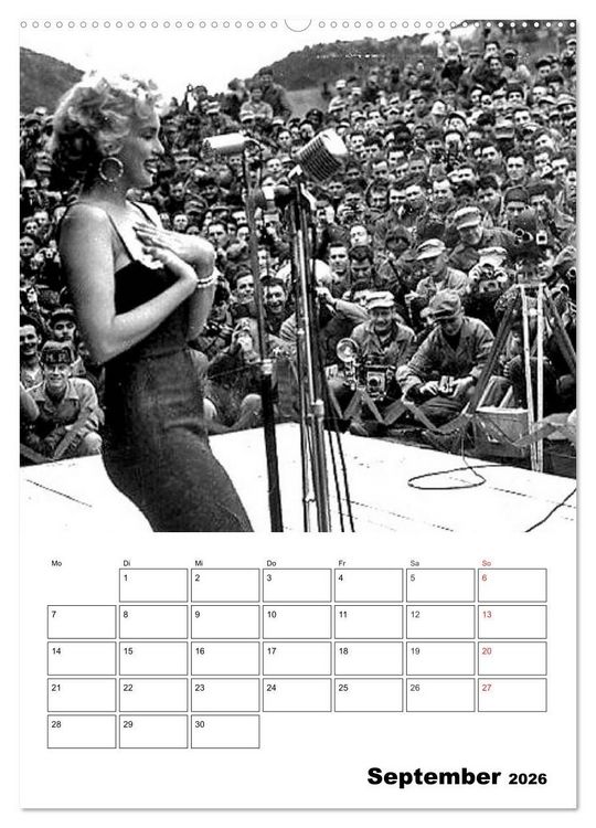 Produktbild: Marilyn Monroe. Weltstar und Sexsymbol (hochwertiger Premium Wandkalender 2026 DIN A2 hoch), Kunstdruck in Hochglanz