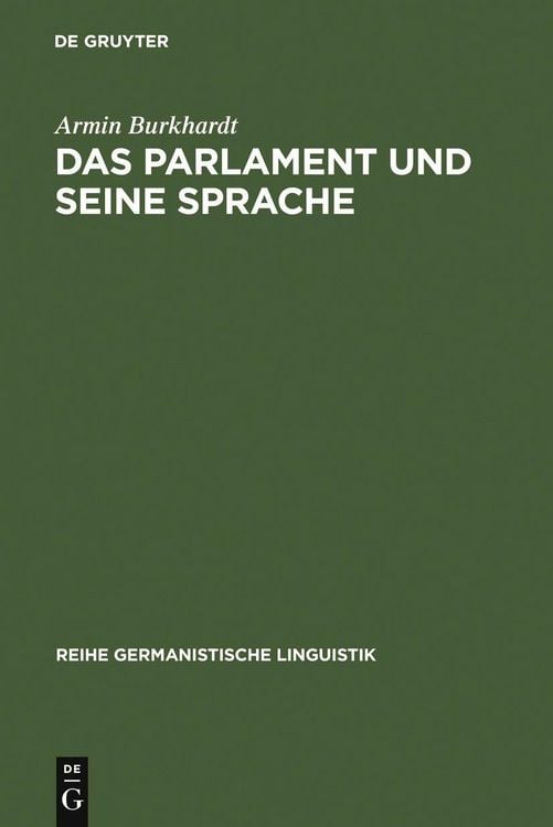 Produktbild: Das Parlament und seine Sprache