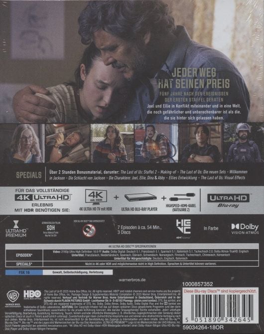 Produktbild: The Last of Us: Staffel 2 (3 4K-UHDs)