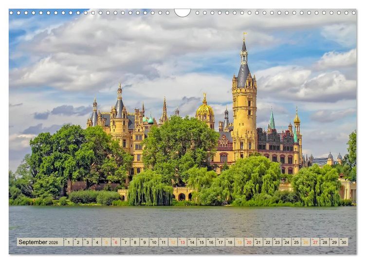 Produktbild: Reise durch Deutschland - Mecklenburg-Vorpommern (Wandkalender 2026 DIN A3 quer), CALVENDO Monatskalender