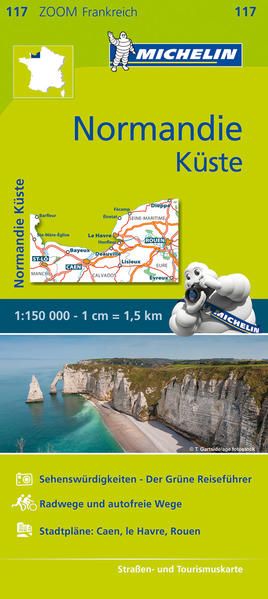 Produktbild: Michelin Zoomkarte Normandie K&uuml;ste