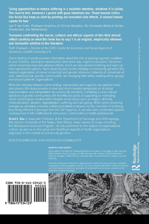 Produktbild: Community Genetics and Genetic Alliances
