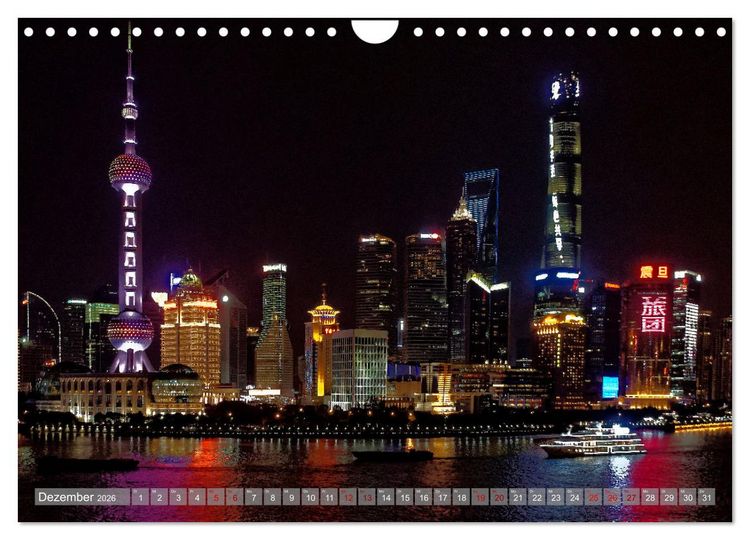 Produktbild: neunziggrad I photoart: china (Wandkalender 2026 DIN A4 quer), CALVENDO Monatskalender