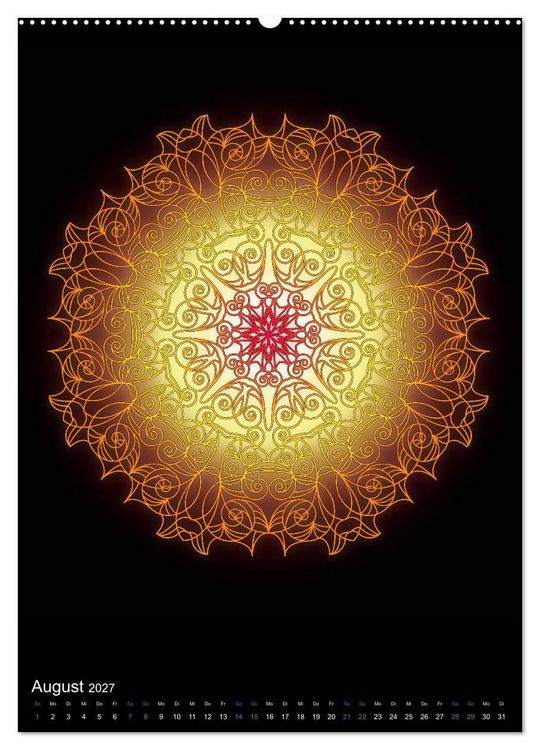 Produktbild: Mandala-Kalender 2027 (hochwertiger Premium Wandkalender 2027 DIN A2 hoch), Kunstdruck in Hochglanz