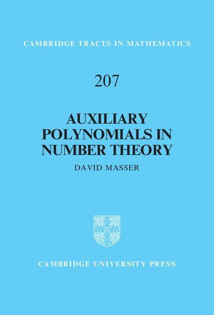 Produktbild: Auxiliary Polynomials in Number Theory