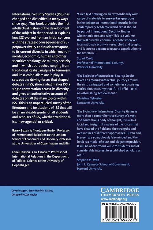 Produktbild: The Evolution of International Security Studies