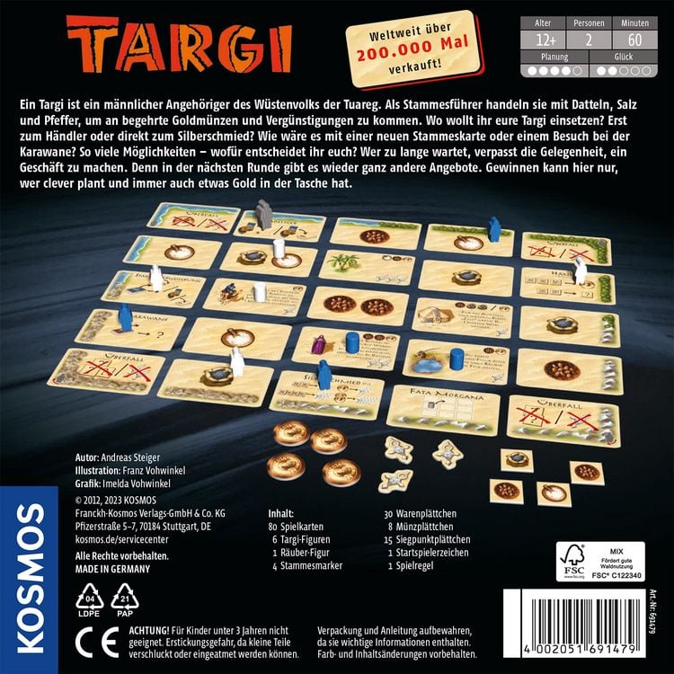 Targi: Die Erweiterung - Espansione Per Gioco Base Targi, Per 2 Giocatori, Da 12 Anni