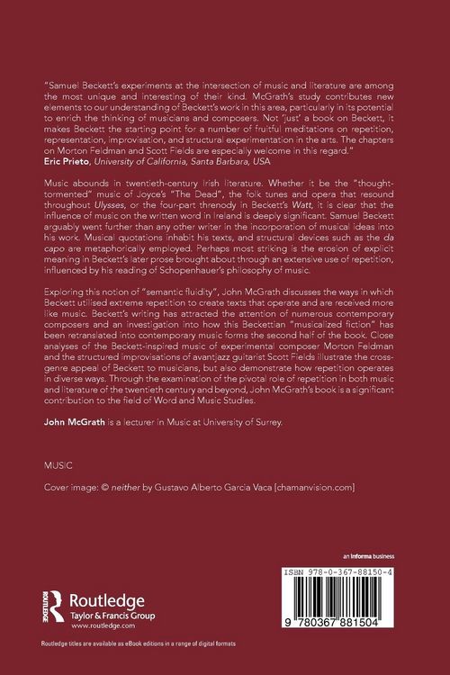 Produktbild: Samuel Beckett, Repetition and Modern Music