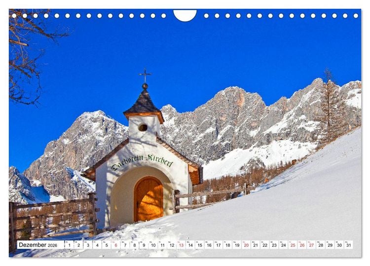 Produktbild: Ramsau am Dachstein (Wandkalender 2026 DIN A4 quer), CALVENDO Monatskalender