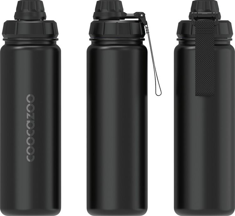 Produktbild: Trinkflasche Edelstahl Black