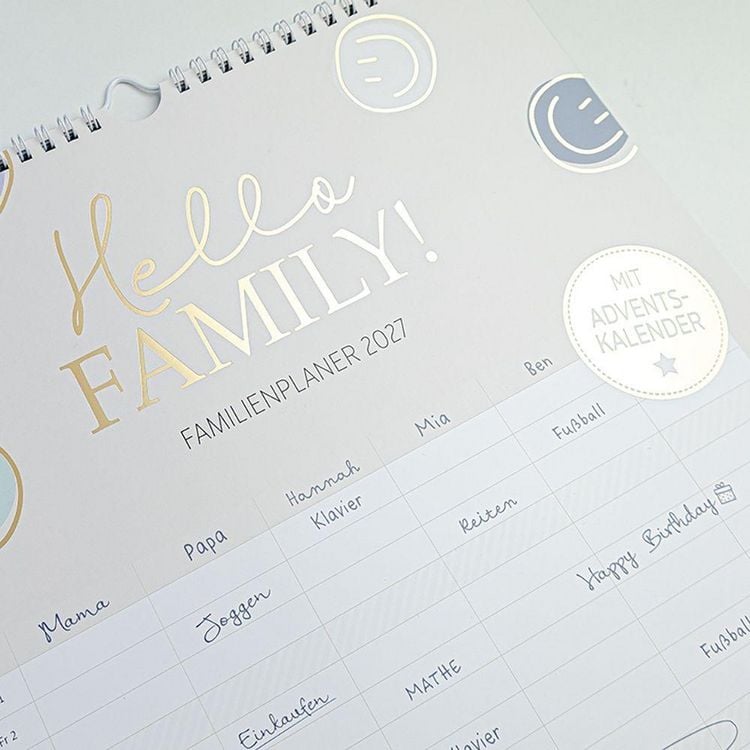 Produktbild: Familienplaner 2027 Hello Family!