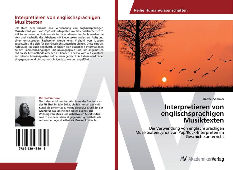 Produktbild: Interpretieren von englischsprachigen Musiktexten