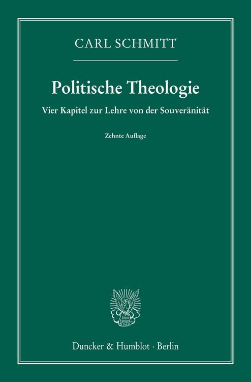 Produktbild: Politische Theologie.