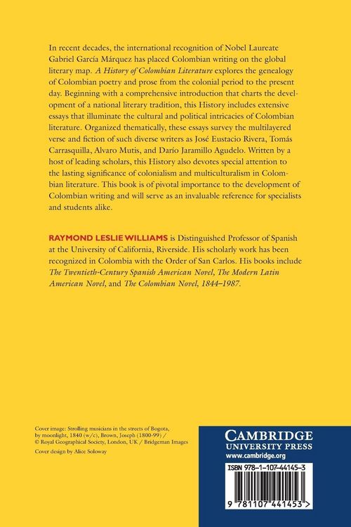 Produktbild: A History of Colombian Literature