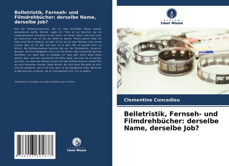 Produktbild: Belletristik, Fernseh- und Filmdrehb&uuml;cher: derselbe Name, derselbe Job?