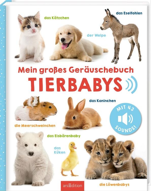 Produktbild: Mein gro&szlig;es Ger&auml;uschebuch &ndash; Tierbabys