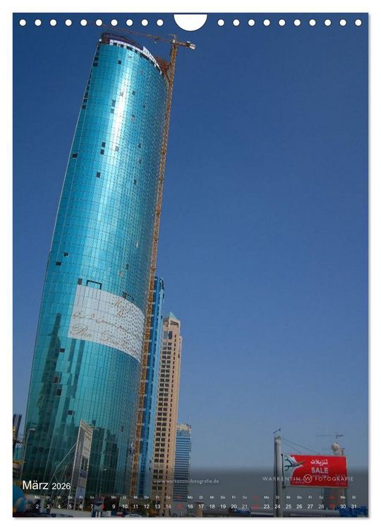 Produktbild: Grenzenloses Dubai (Wandkalender 2026 DIN A4 hoch), CALVENDO Monatskalender