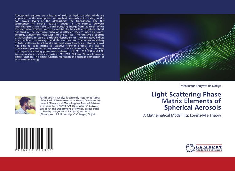 Produktbild: Light Scattering Phase Matrix Elements of Spherical Aerosols
