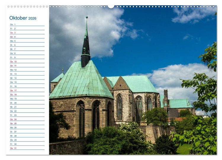 Produktbild: Magdeburg und Umgebung 2026 (hochwertiger Premium Wandkalender 2026 DIN A2 quer), Kunstdruck in Hochglanz