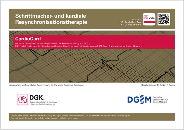 Produktbild: Schrittmacher- und kardiale Resynchronisationstherapie